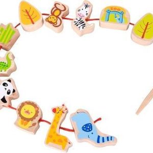 Classic World Rijgkralen (hout) – Zoo