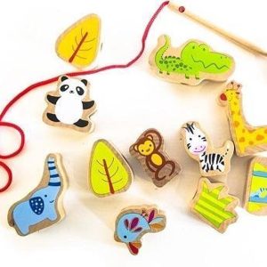 Classic World Rijgkralen (hout) – Zoo