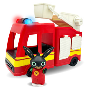 Bing – Brandweerwagen met licht & geluid speelset