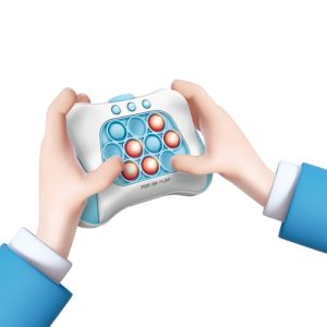 Gear2Play – Gameconsole Pop or Flop (blauw)
