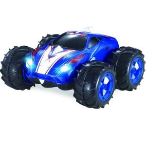 Wonky Cars R/C Mini Amphi Stunt Car – blauw