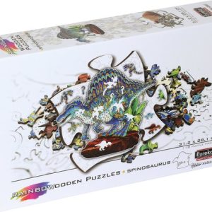 2D Rainbow Wooden Puzzel (118stuks) – Spinosaurus