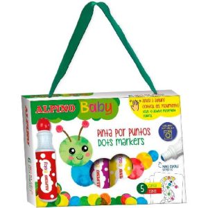 Alpino Baby Dots Markers – 6stuks