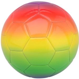 Outdoor Fun – Voetbal (kunstleder) Regenboog