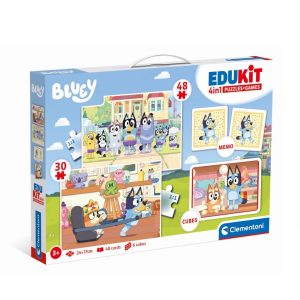Clementoni – Edukit 4-in-1 – Bluey