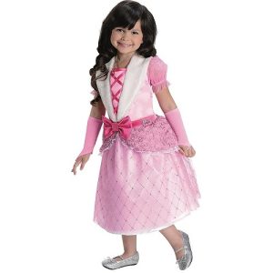Barbie Prinses Rosebud kostuum – Maat 116/122
