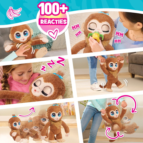 FurReal - Peanut the Monkey. 4+. 6xLR06 Excl. 47028113 - Afbeelding 3