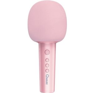 Qware Karaoke Microfoon Roze