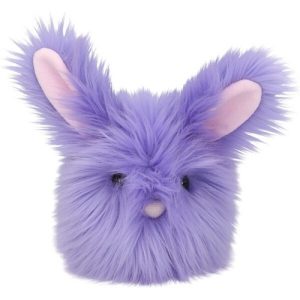 Snukis knuffel konijn paars