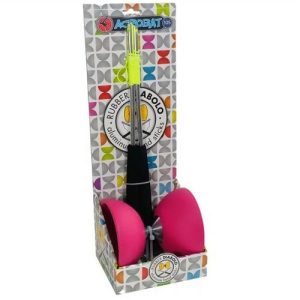 Acrobat Diabolo’s boxed + alu handsticks roze