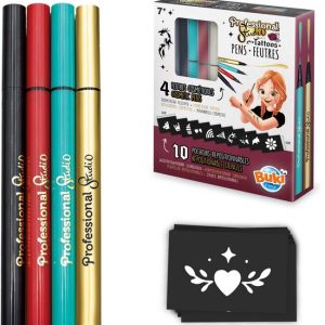 BUKI – Tattoo Pennen (Goudkleurig)