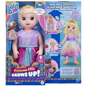 Baby Alive Princess Ellie Grows Up Blonde
