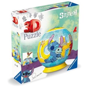 Ravensburger 3D Puzzel bal (72stuks) – Disney Stitch
