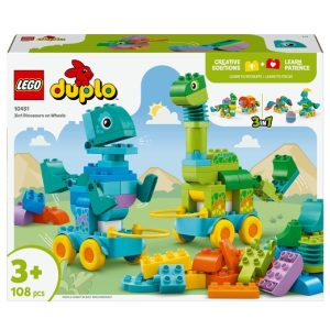 LEGO Duplo – 3-in-1 dinosaurussen op wielen