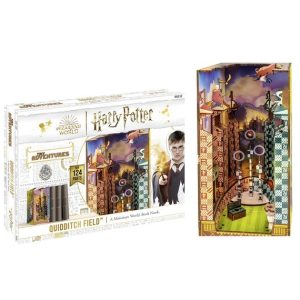 Tiny adventures Book Nook – Quidditch Field – Harry Potter
