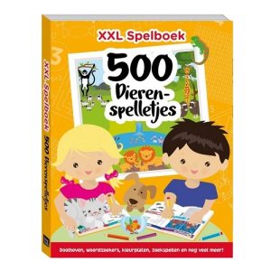 XXL SPELBOEK 500 DIERENSPELLETJES