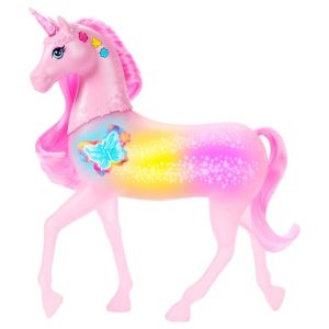 Barbie Sparkle Lights Unicorn Eenhoorn met Licht & Geluid