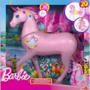 Barbie Sparkle Lights Unicorn Eenhoorn met Licht & Geluid
