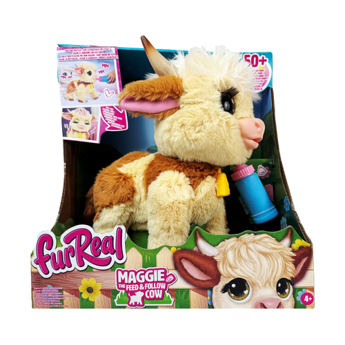 FurReal Maggie de Koe - Interactieve pluchen Knuffel - Afbeelding 5