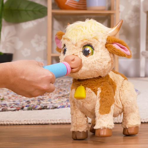 FurReal Maggie de Koe - Interactieve pluchen Knuffel - Afbeelding 7
