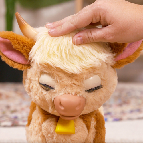 FurReal Maggie de Koe - Interactieve pluchen Knuffel - Afbeelding 8