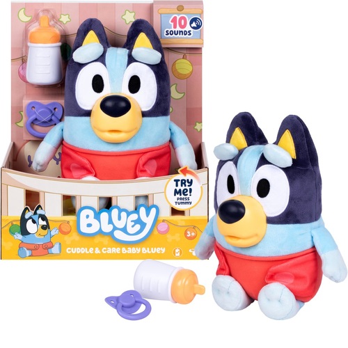 Bluey Intractieve Plush Cuddle & Care Baby Bluey
