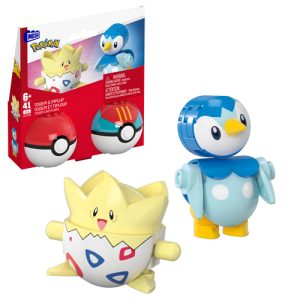 Pokemon Mega Pokeball 2-pack Togepi & Piplup asst