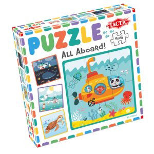 Tactic My First Puzzles 4x6st Iedereen aan Boord!