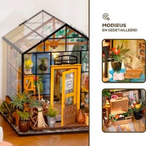 Robotime Rolife Miniatuur Bouwpakket Kathy’s bloemenhuis