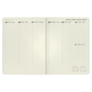 QC Colour – Office Agenda A5 Midnight Blue