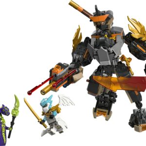 Lego Ninjago – Cole’s missiemecha en draak Zane