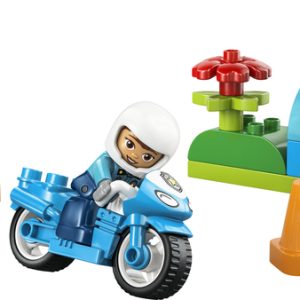 Lego Duplo – Blauwe politiemotor