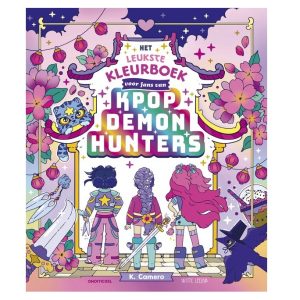 het leukste kleurboek Kpop demon hunters