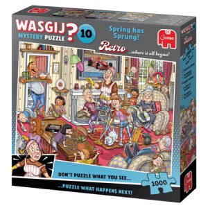 Wasgij Retro Mystery 10 – De Voorjaars – schoonmaak! (1000 stukjes)