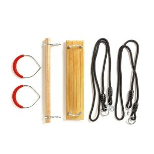 Dice Swing pack 3 in 1 -zwart gevlochten touw