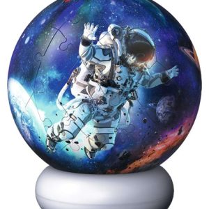 3D Puzzle Nightlight Astronauts in space