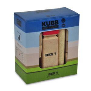 Kubb Mini met rode koning