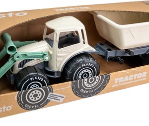 PLASTO Soft Neutrals Tractor with trailer and fron