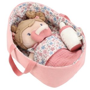 Little Dutch – Babypop in mandje Rosa GRS