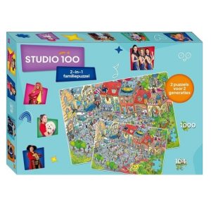 Studio 100 puzzel 2in1 – 30jaar studio 100
