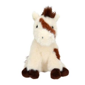 Miss Melody knuffel paard gevlekt 20 cm