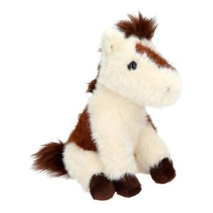 Miss Melody knuffel paard gevlekt 20 cm