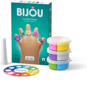 Hey Clay Flower Rings