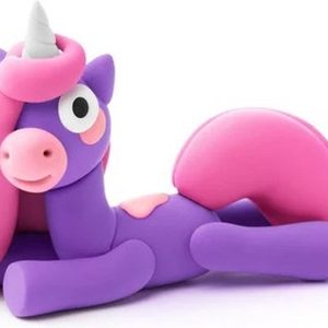 Hey Clay Rainbow Unicorn Brighty