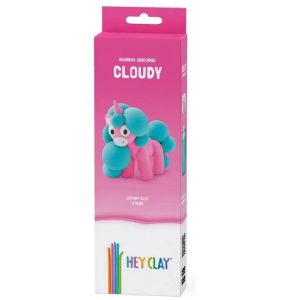 Hey Clay Rainbow Unicorns Cloudy