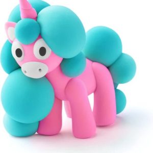 Hey Clay Rainbow Unicorns Cloudy