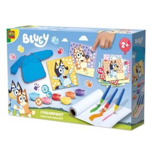 SES Bluey – Vingerprint verf creaties mega set