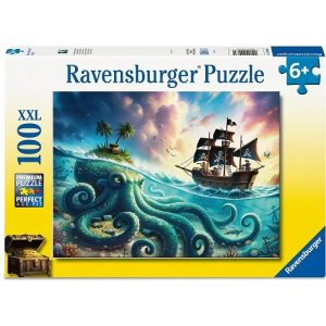 Ravensburger – Puzzel (XXL) 100stuks – Pirate Treasure