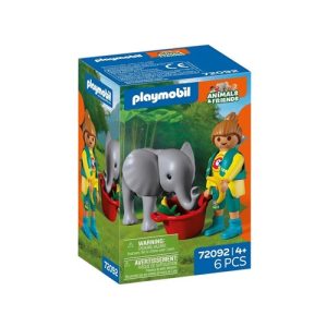 Playmobil – Dierentuin: Babyolifant en dierenverz