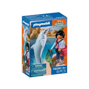 Playmobil – Dierentuin: Dolfijn en bezoeker